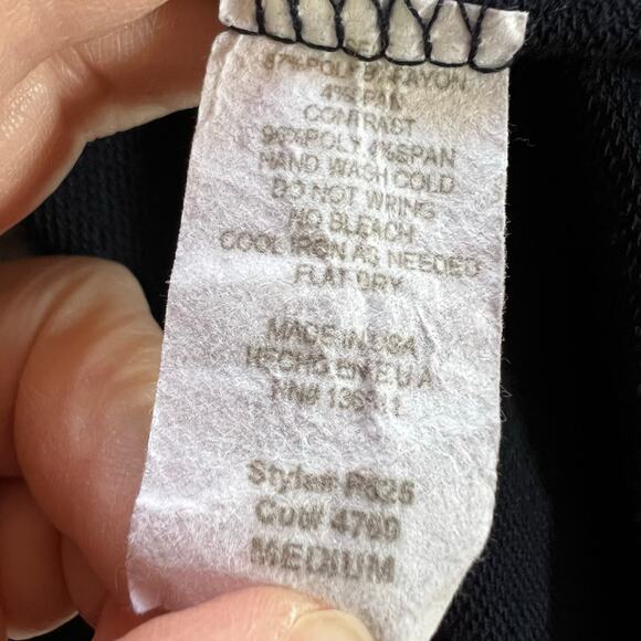 PS Kate Womens Hoodie Lightweight Hooded Sweatshirt Pullover Geo Print Medium - Picture 8 of 8